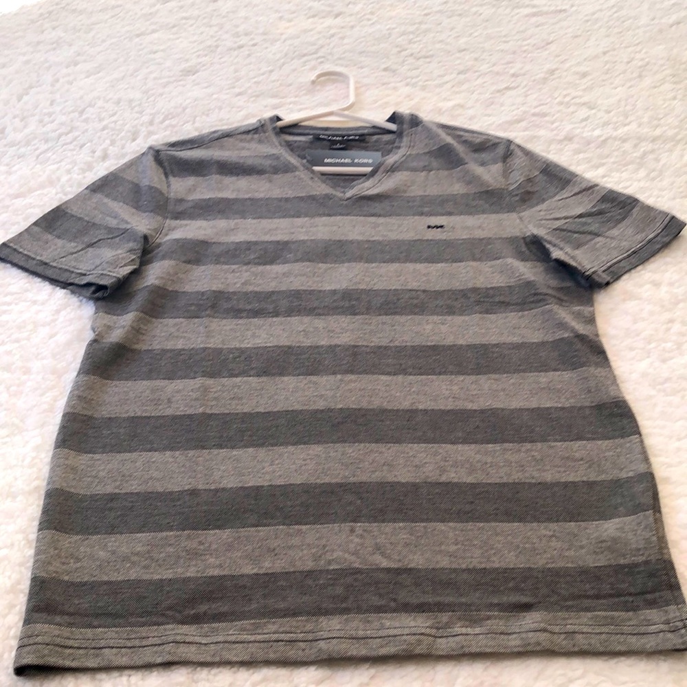 Patterned Michael Kors T-Shirt in Grey